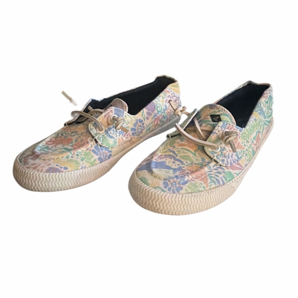 Sperry Multicolor Canvas Boat Shoes